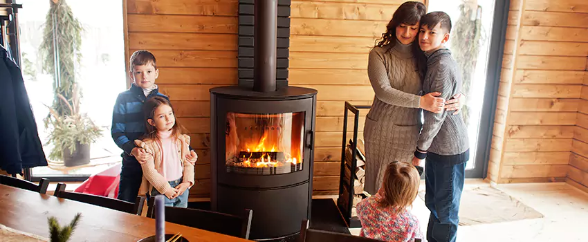 Morso Cast Iron Fireplace Insert Installation in Farmington, Utah