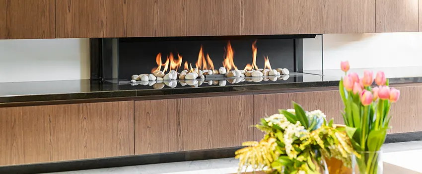 Double-height Fireplace Design Refurbishment in Farmington, Utah